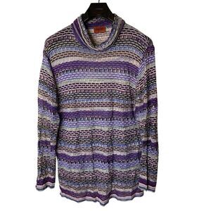 Missoni long sleeve top tunic women's size 44
